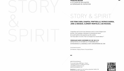 Carton de l'exposition Story & Spirit