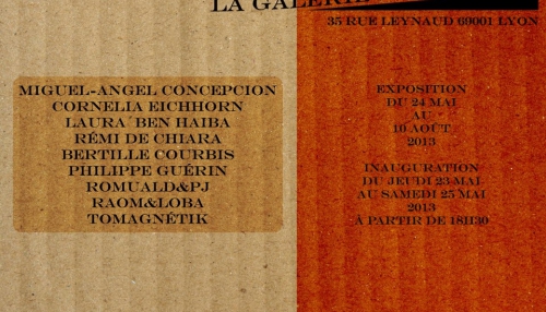 Carton de l'exposition à la Galerie des Pentes