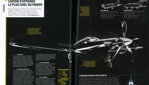 Article dans le magazine GQ du mois d'août
