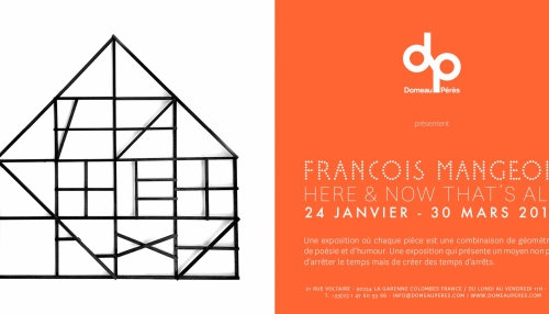 Exposition Here and now that's all de François Mangeol
