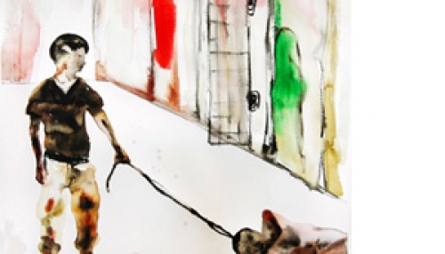 "Order and Disorder", 2007-2008. Aquarelle sur papier. Courtesy Galeri