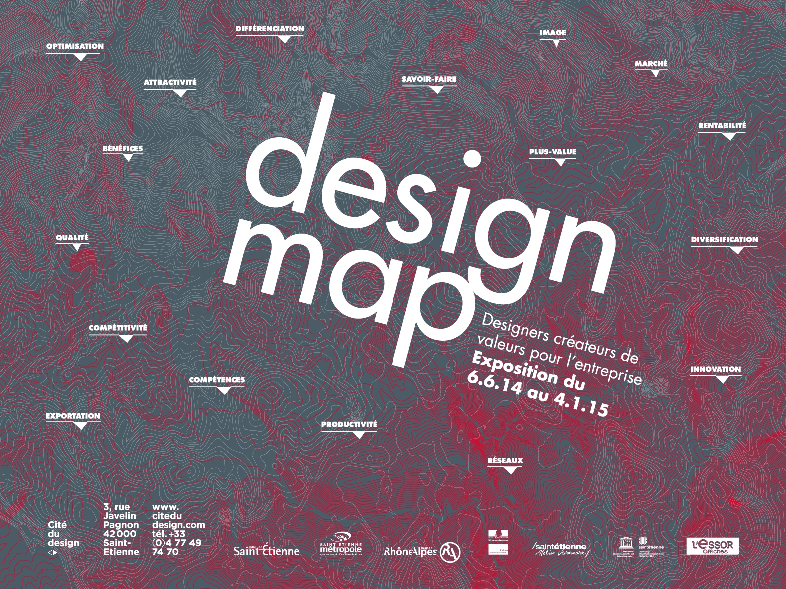 Affiche Design Map