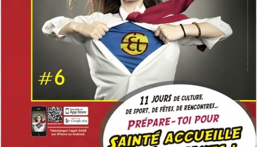 Affiche de Sainté accueille ses étudiants 2014 