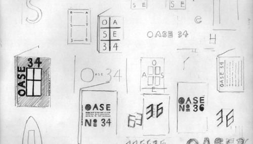 Sketch by Karel Martens for OASE magazine No.34 and 36. Peter Bilak. Source : www.typotheque.com