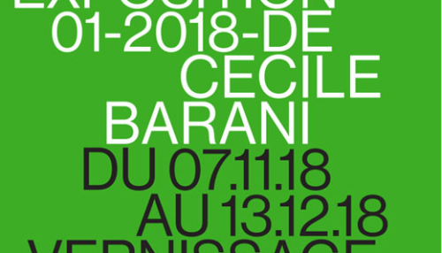 Visuel exposition - Cécile Barani