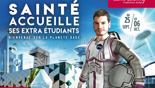 Sainté accueille ses étudiants - Affiche