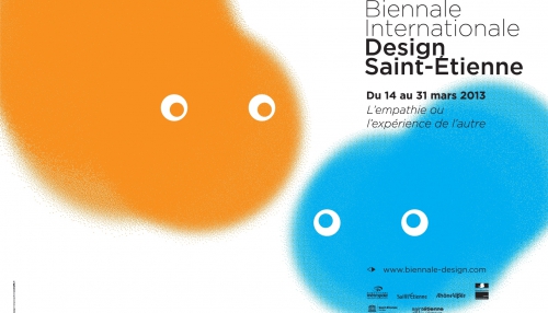Affiche de la Biennale Internationale Design Saint-Étienne 2013.
Conception : Tr
