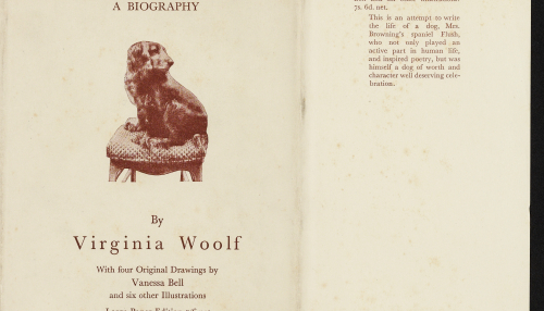 Flush, a biography, Virginia Woolf, The Hogarth press