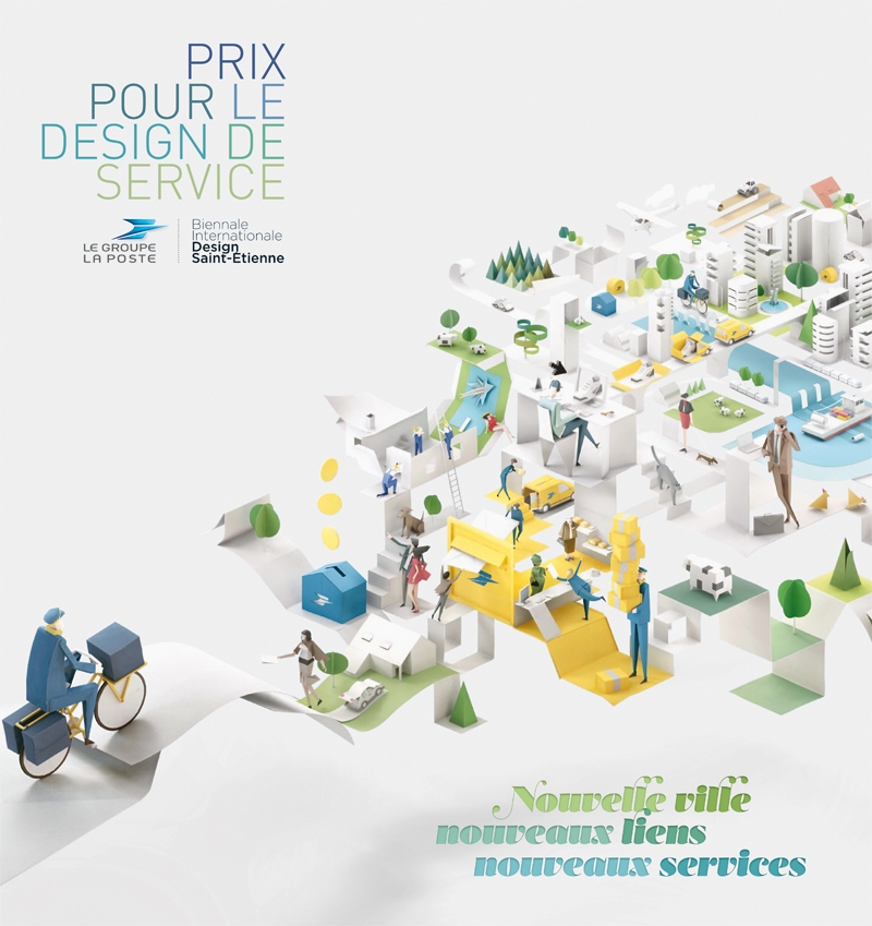 illustration prix pour le design de service la poste