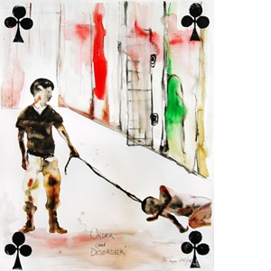 "Order and Disorder", 2007-2008. Aquarelle sur papier. Courtesy Galeri