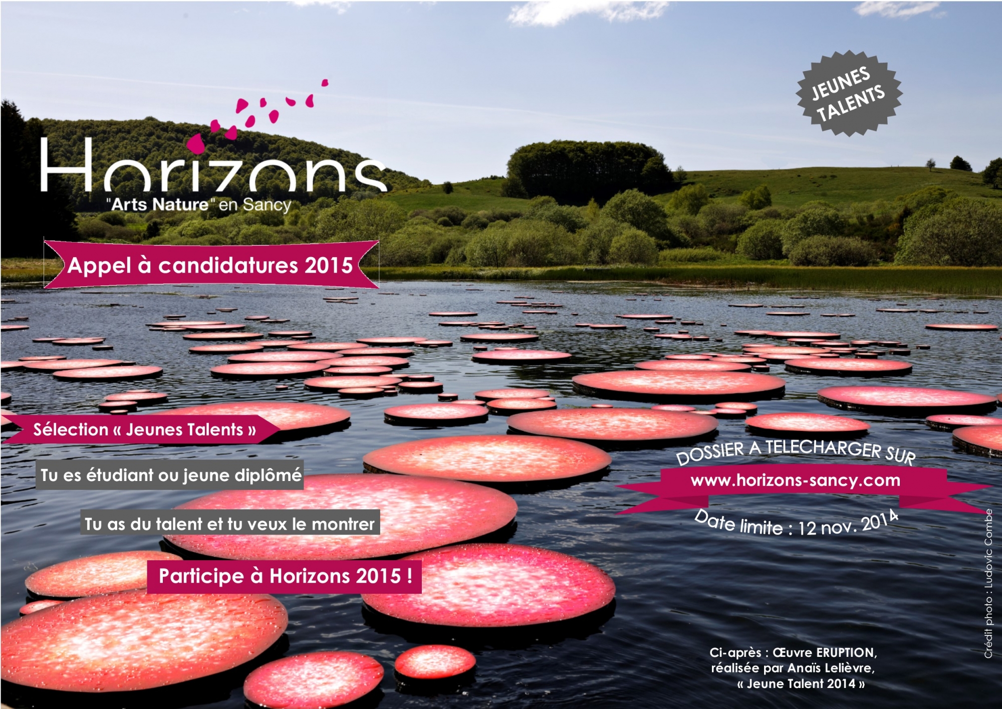 Affiche de l'appel à candidature Horizons