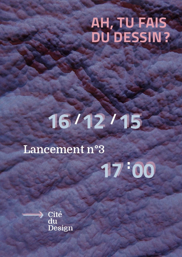 Affiche de la sortie du n°3 de "Ah, tu fais du dessin?" 