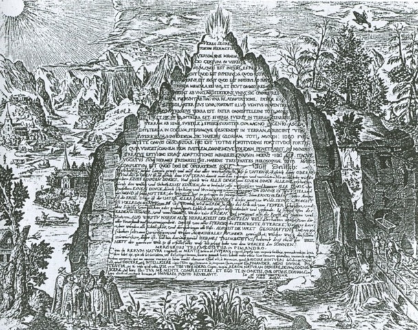 Paysage allégorique
Attribué à Hans Vredmann de Vries in Sapientiae Eternae (1595) Heinrich Khunrath