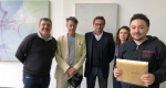 Loïc Nakamura et le jury, prix Golden Parachute 2018