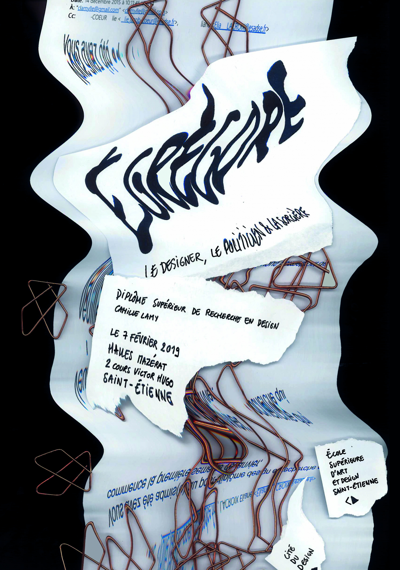 Égrégore, affiche n°1 ©Camille Lamy