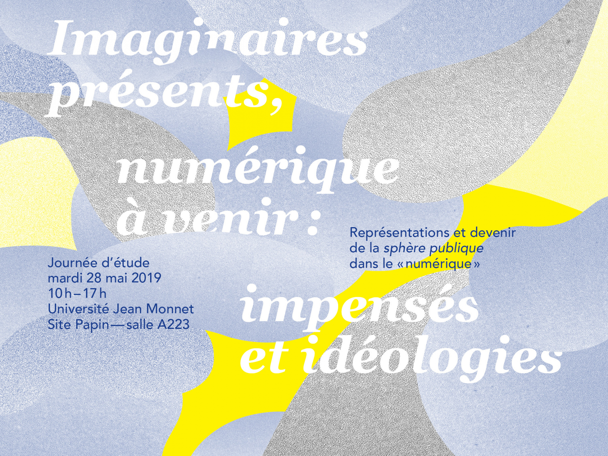 Visuel journée d'étude : imaginaires, impensés et idéologie