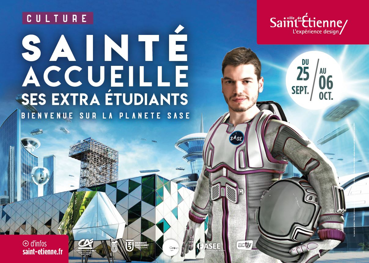 Sainté accueille ses étudiants - Affiche