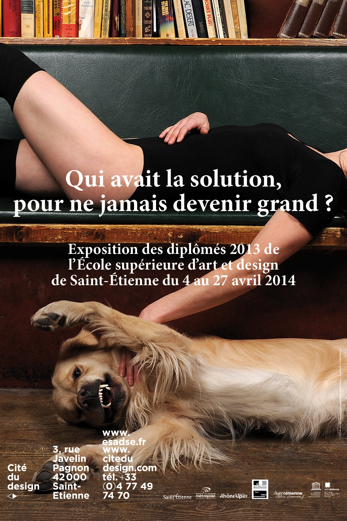 Affiche de l'exposition des diplômés 2013