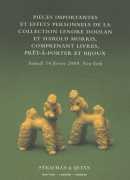 Pièces importantes et effets personnels de la collection Lenore Doolan et Harold Morris, éditions de l'Olivier