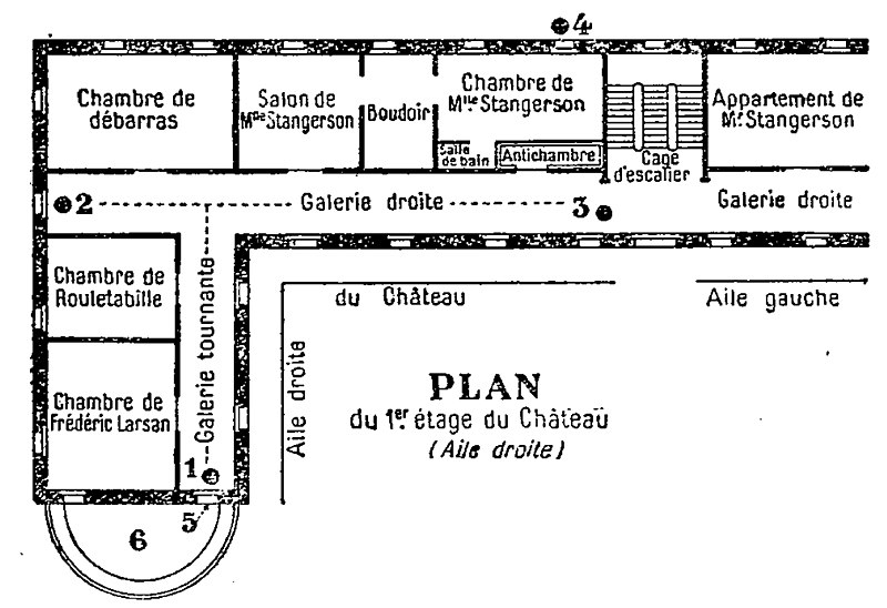 Le mystère de la chambre jaune, Gaston Leroux, 1907