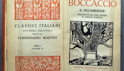 Il Decamerone, Boccaccio, Istituto editoriale italiano, Milan, 1913