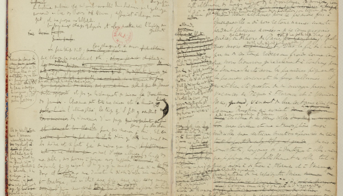 A la recherche du temps perdu, manuscrit de Marcel Proust, collection Bibliothèque nationale de France, département des manuscrits