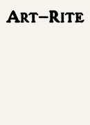 Art-Rite 1973-1978, fac-simile de la revue, Primary information, 2019