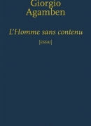 L'homme sans contenu, de Giorgio Agamben, éditions Circé